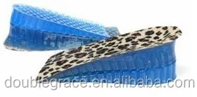 Мужчины женщины ортопедические высота увеличение стельки, невидимый половина силиконовые пусковая площадка ноги обуви лифт