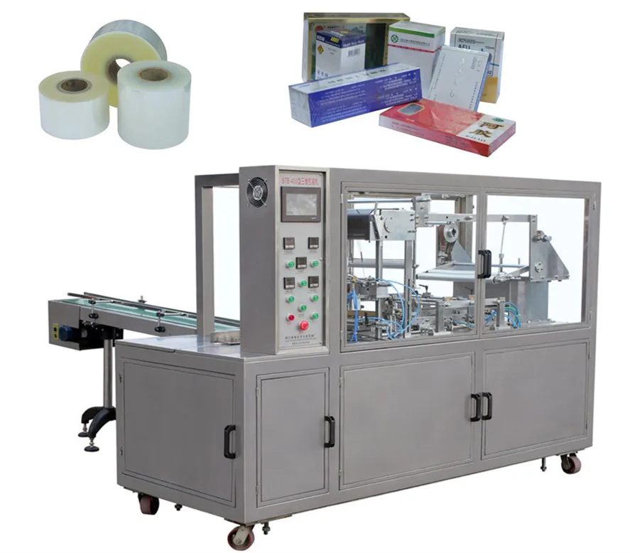 BT-400 Automatic Cellophane packing machine for carton