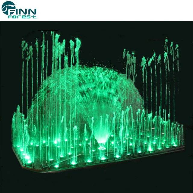 Indonesia government project beautiful musical dancing water fountain show