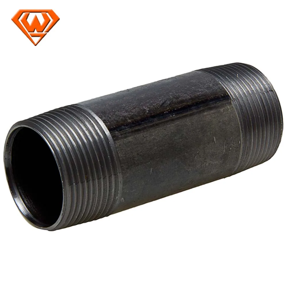 catbon steel pipe connector thread conduit nipple KC