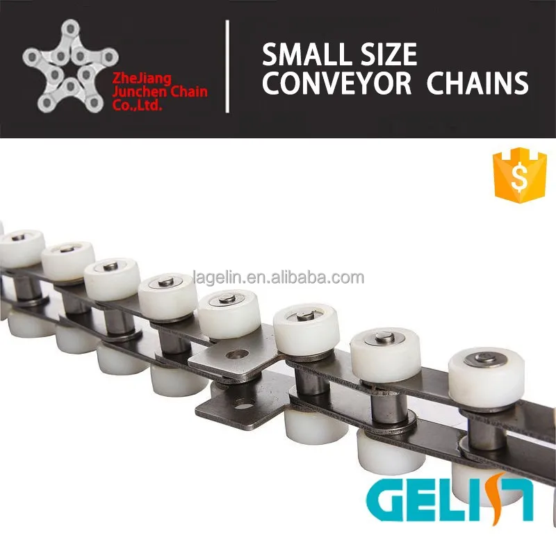 
C2040 C2042 side Roller top roller Conveyor Chain Free Flow Conveyor 