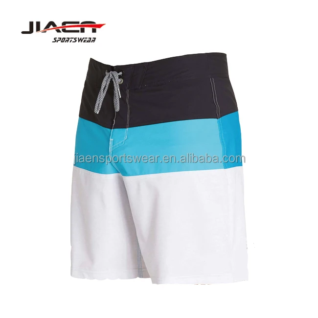 wholesale board shorts, custom blue stripe beach shorts, swimming shorts for kids