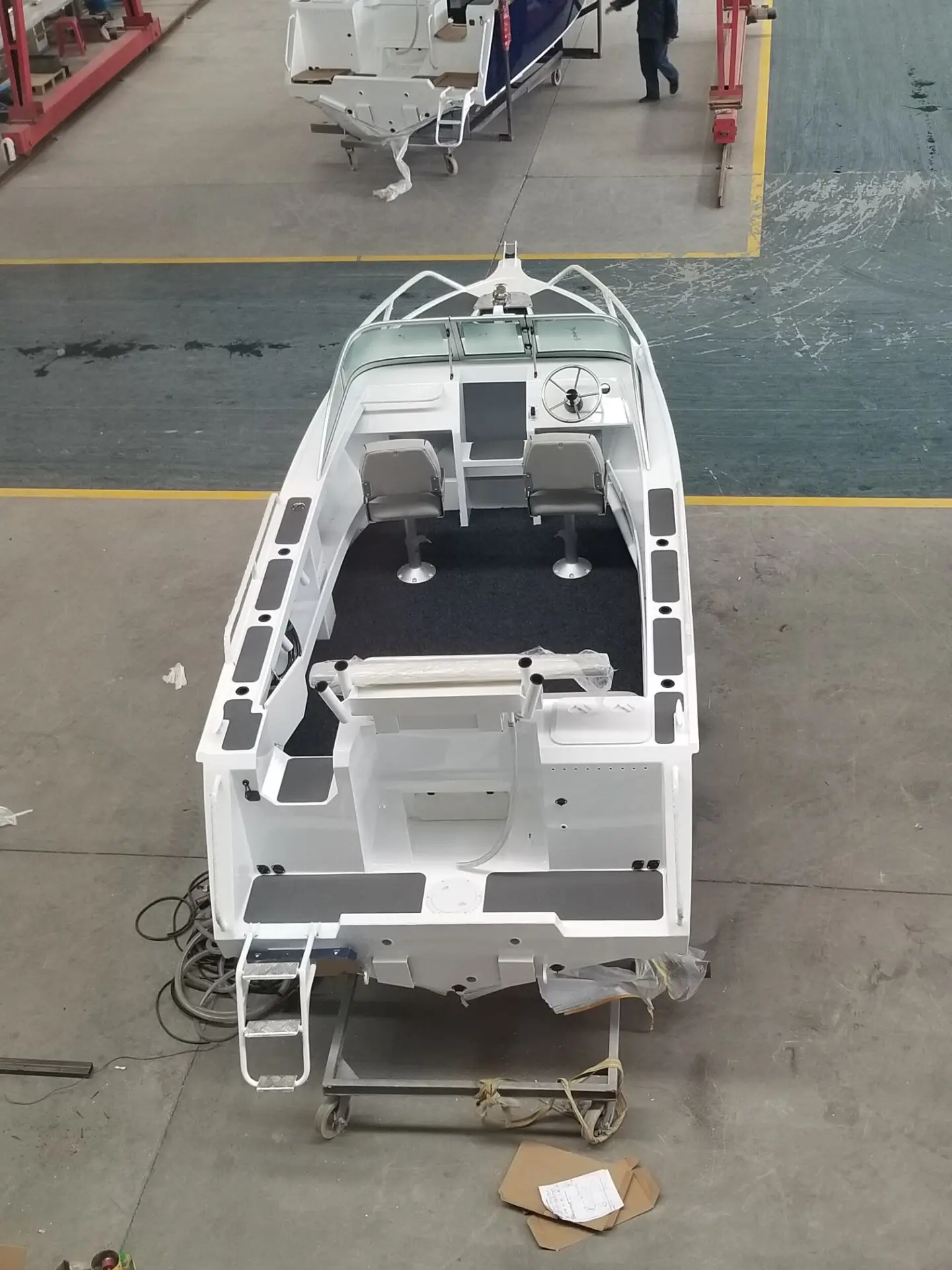 5.5m aluminum fishing boat all-welded aluminum boat
