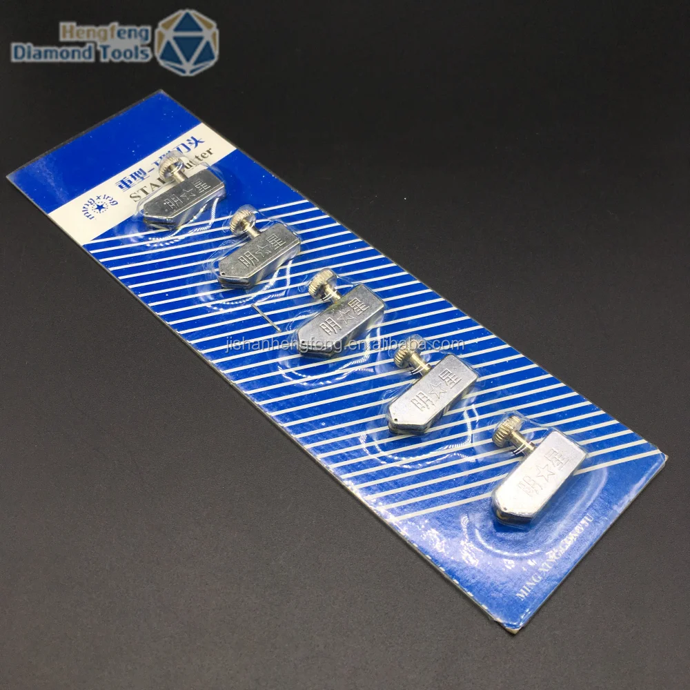 Glass cutter diamond head for T-type shaped glass cutter cutting tools butterfly cutterhead