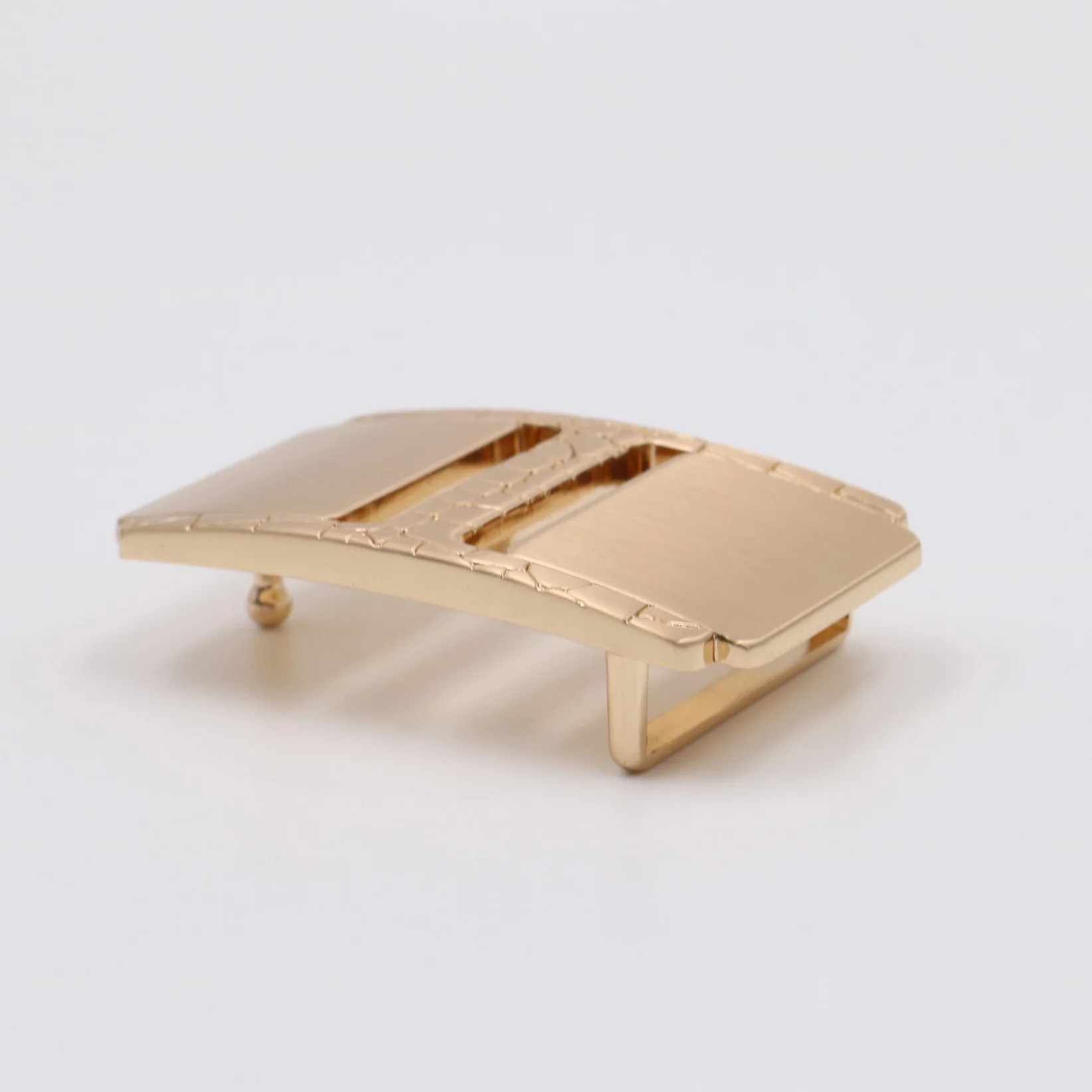 Rectangle Gold Adjustable Male Belt Buckle Zinc Alloy Leather Accessories Belt Buckle