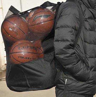 
Large Big School Eco-friendly gym football basketball rugby volleyball string backpack bag 