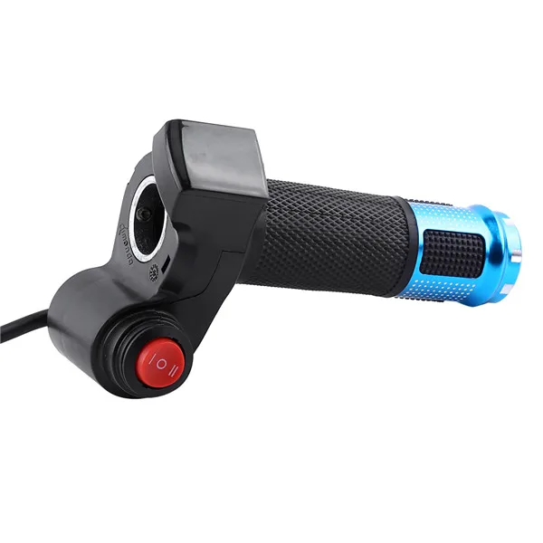 
4 Colors Twist Throttle Grips With Led Display Screen Handle With Key Knock For Electric Bike 