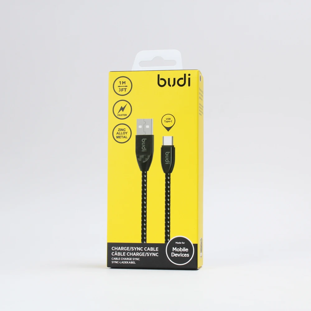 New design type c usb cable mobile phone cables usb data faster charging sync cable for Sumsung phones from budi factory oem odm