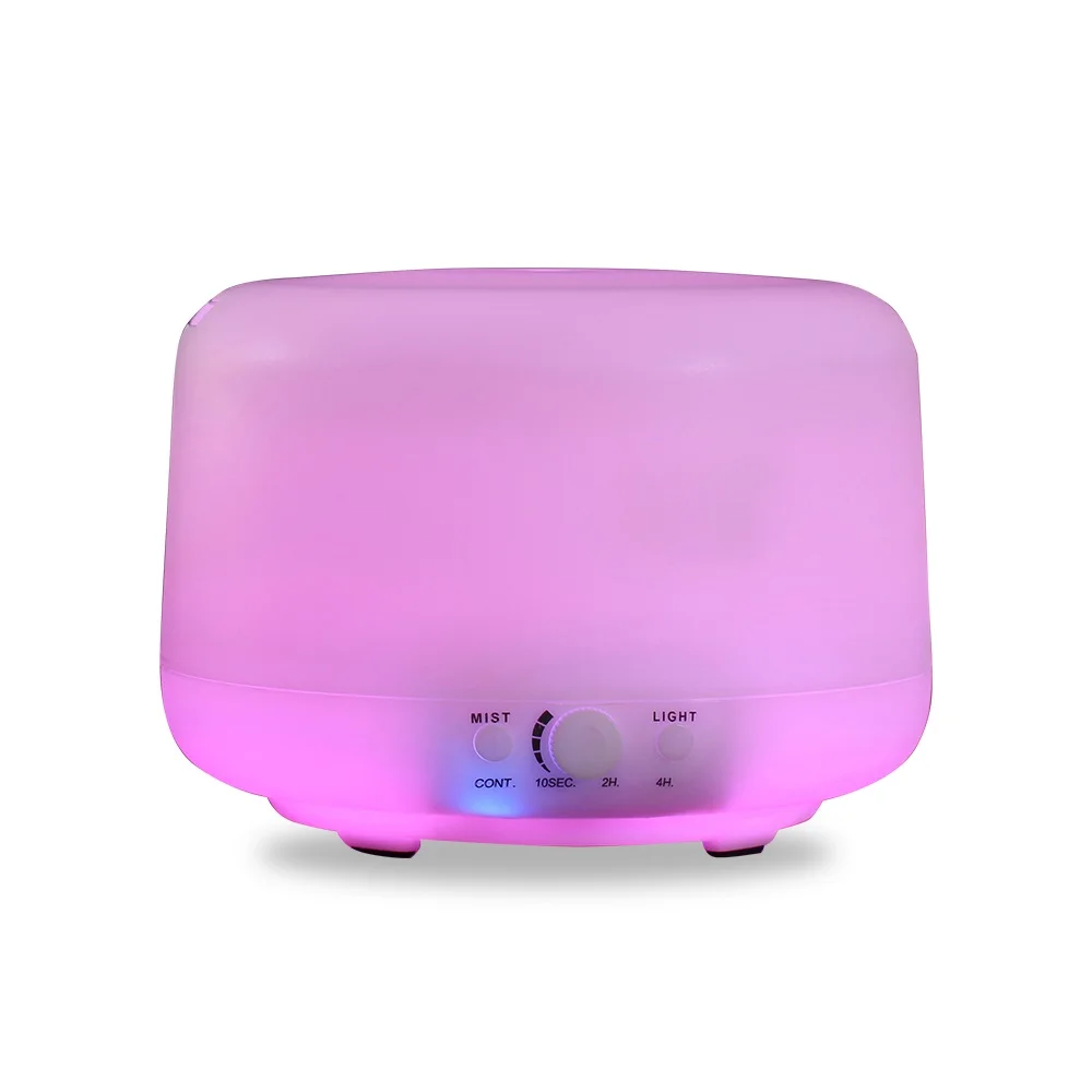 Large Capacity 600ml 2.4MHZ Aroma Essential Oil Diffuser Ultrasonic Air Humidifier With LED 7 Color Changing Adjust Brightness