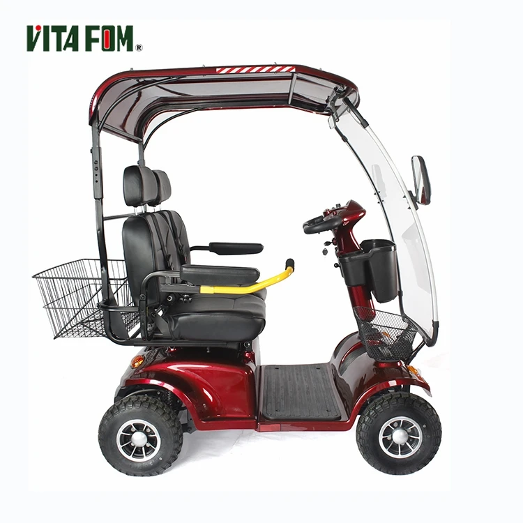 Wholesale Travel 4 Wheels Elderly Electric Scooter Disabled Handicapped Folding Mobility For Seniors