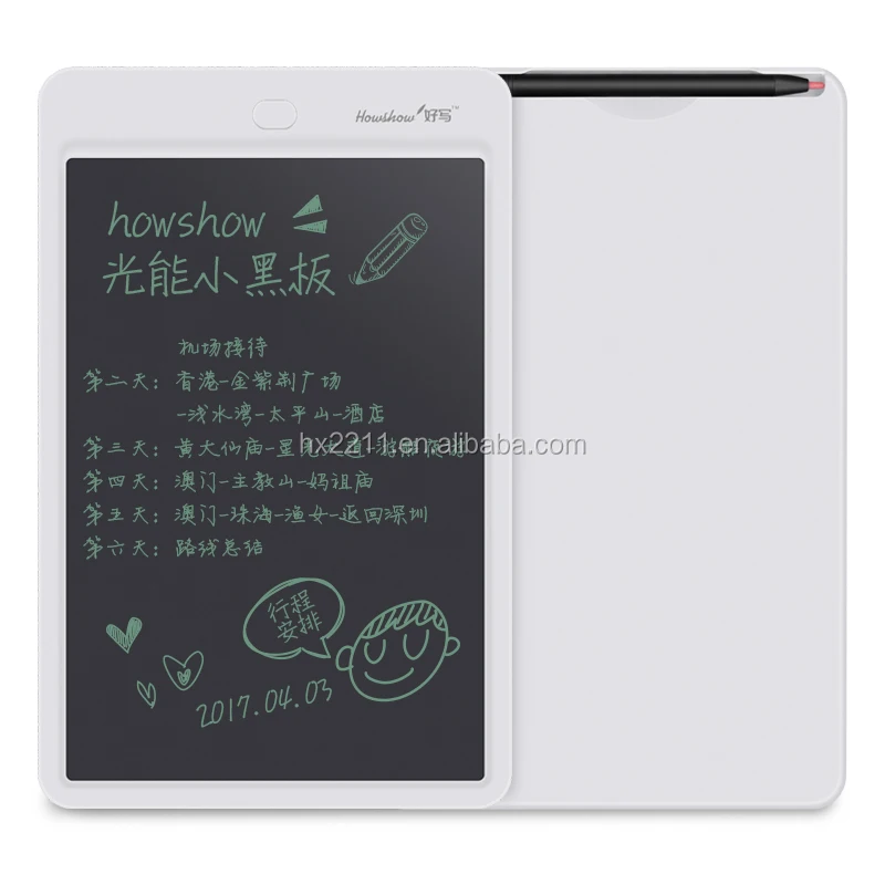 Howshow 10 Inch Electronic LCD E-WRITER /LCD Writing Tablet/Drawing Board For School