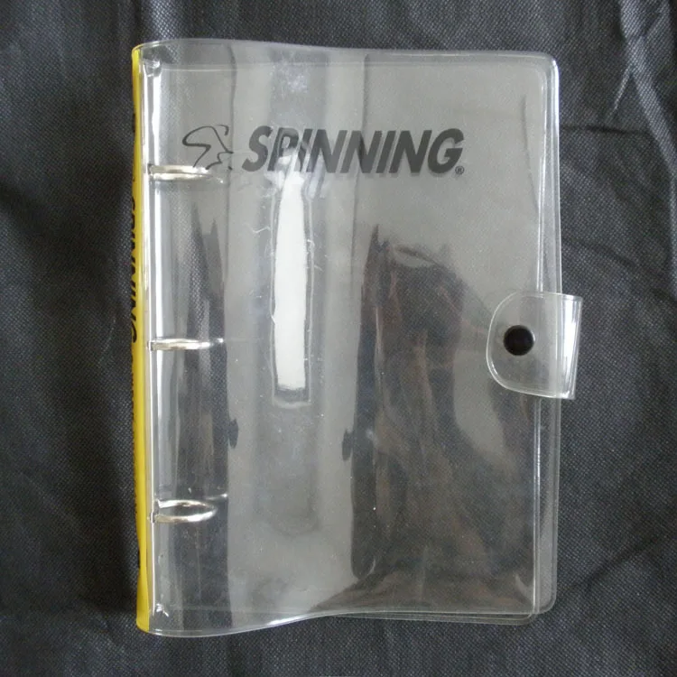 Promotional Cheap Student PVC Vinyl File Folder Portfolio Divider Organizer Office Notepad Mini 3-Ring Binder Journal