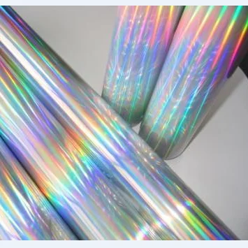Hot Sell Seamless Pillar of Light PET & BOPP Holographic Lamination Film For Make Paper Board