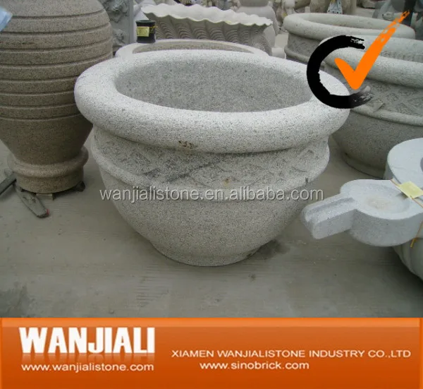 
Natural Stone Large Size Garden Flower Pots 