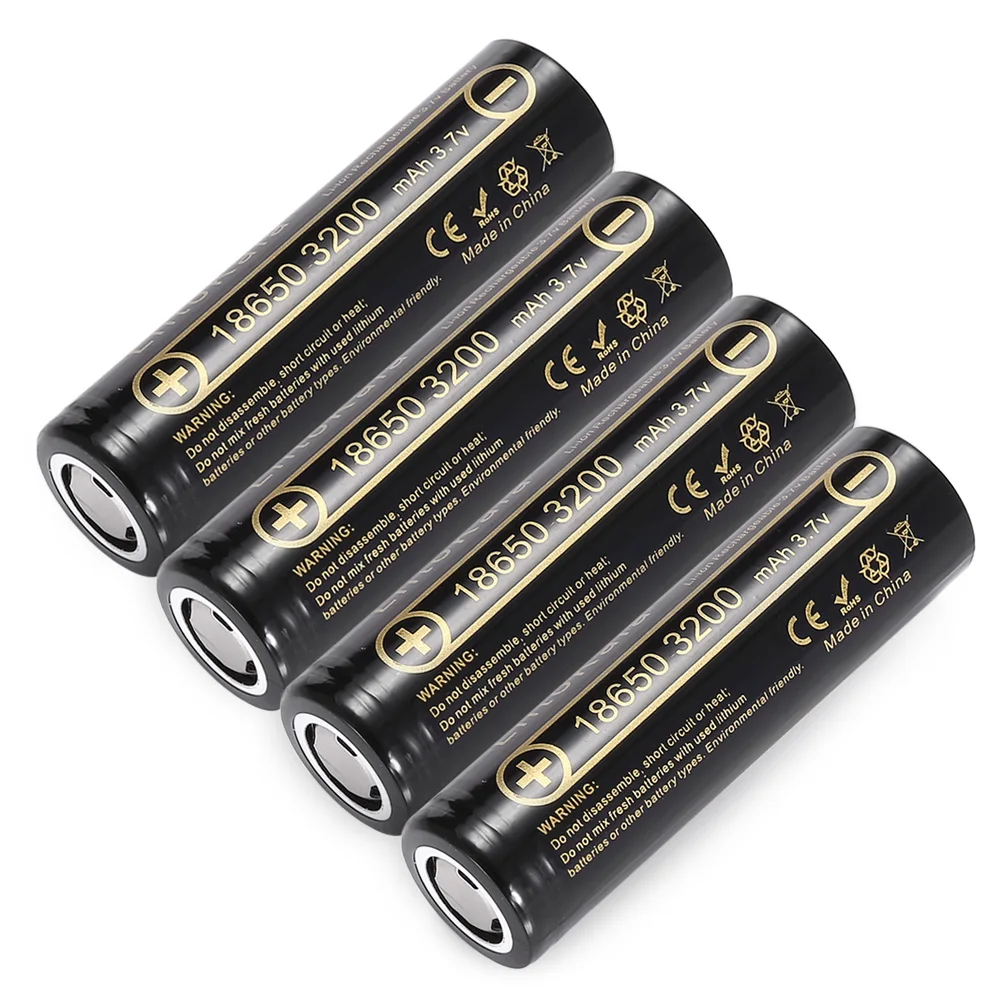 LiitoKala Lii-32A 18650 3200mAh 3.7V Rechargeable Li-ion Battery with Safety Relief Valve for Flashlights / Headlamps