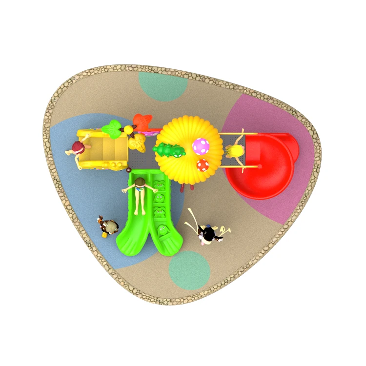 Colorful Slide Tude Amusement Park Equipment