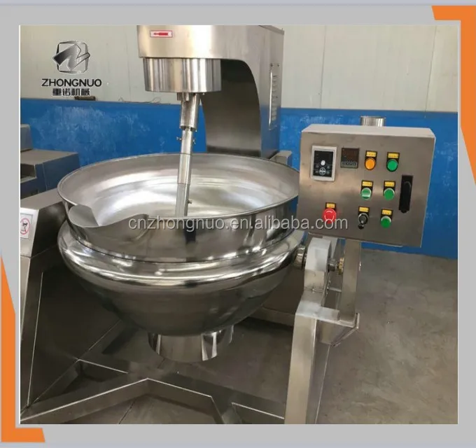 Rice cooking mixer machine gas heating jacket cooking kettle industrial low price automatic food cooking machine for sale