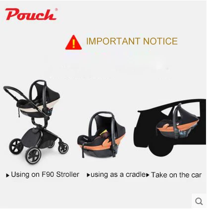 Adorbaby Pouch 3 in 1 Baby Car Seat, fit for stroller F90/F89,Infant Carrier Travel System
