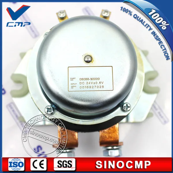  На экскаватор запчасти BR-262 24V батарея реле 08088-30000 24 V