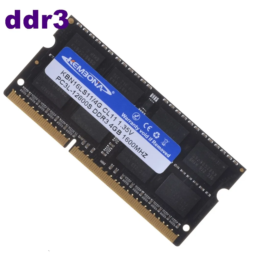 1.5V Laptop Sodimm Memory DDR3 4GB PC3-12800 1600MHZ Ram