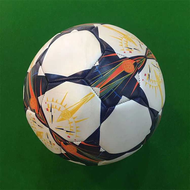 2017 cheap personalized size5 pvc machine stitched soccer ball