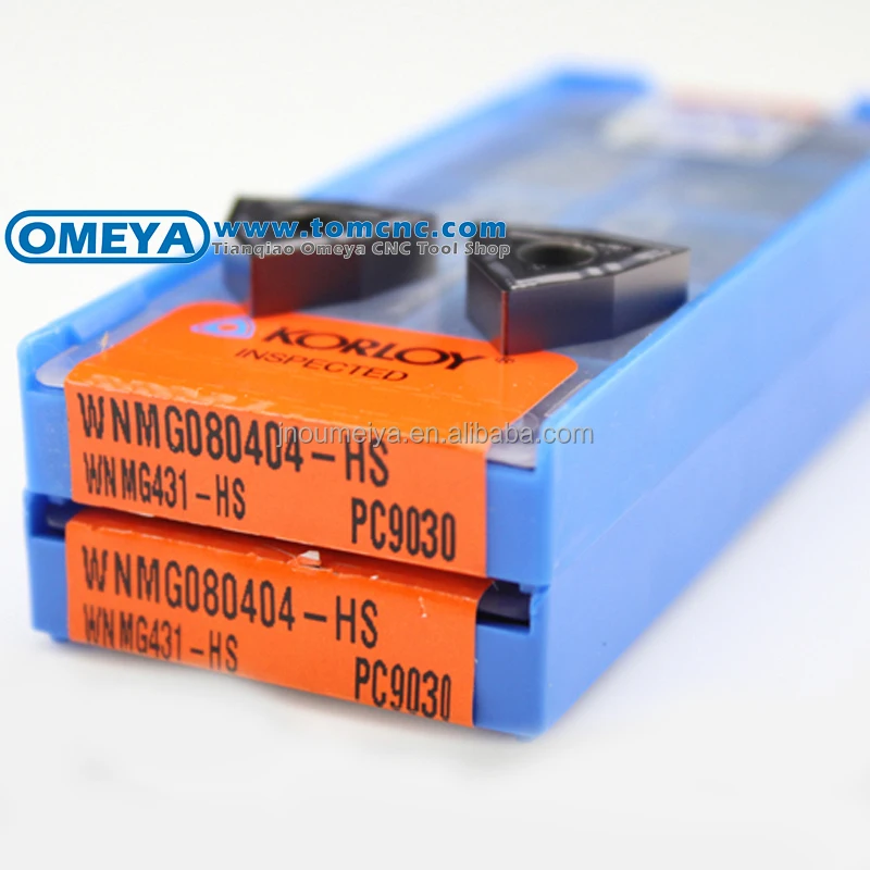 Steel, stainless steel, cast iron WNMG080404-GS PC9030 cnc carbide cutting tool