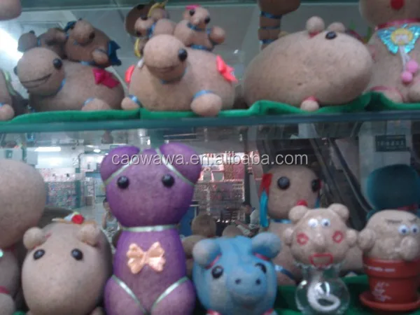 festival Ornamental Plant Growing Grass Head red baby grass doll