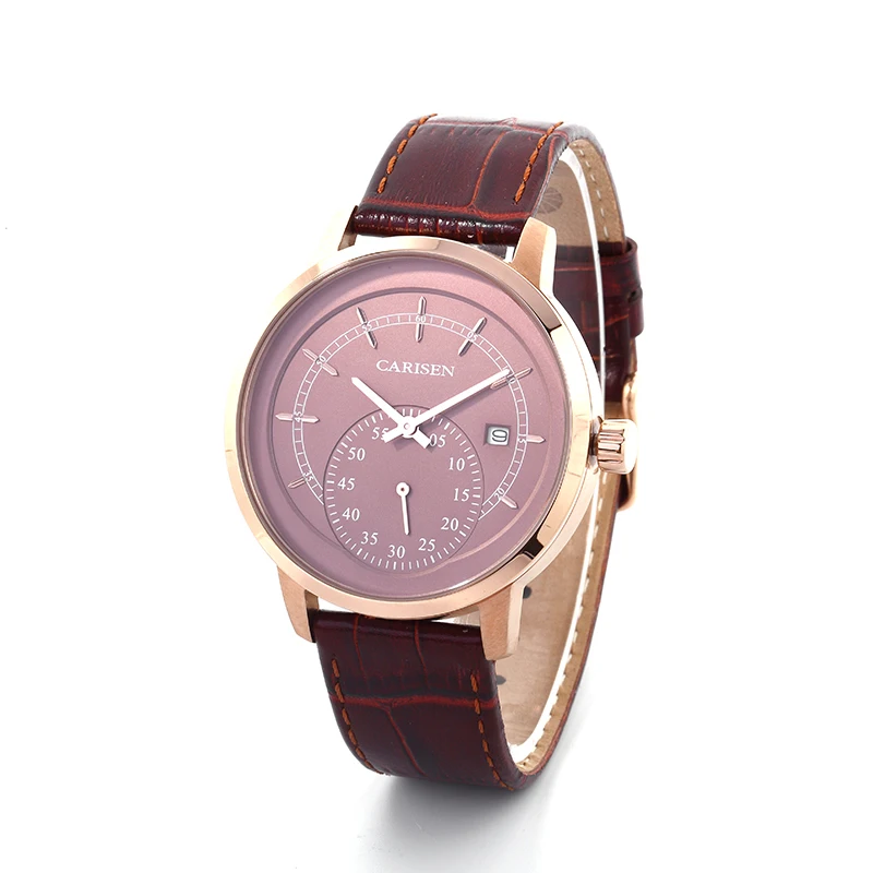 Carisen Japan Quartz Movement Watch 316 Stainless Steel Men Quartz Watch