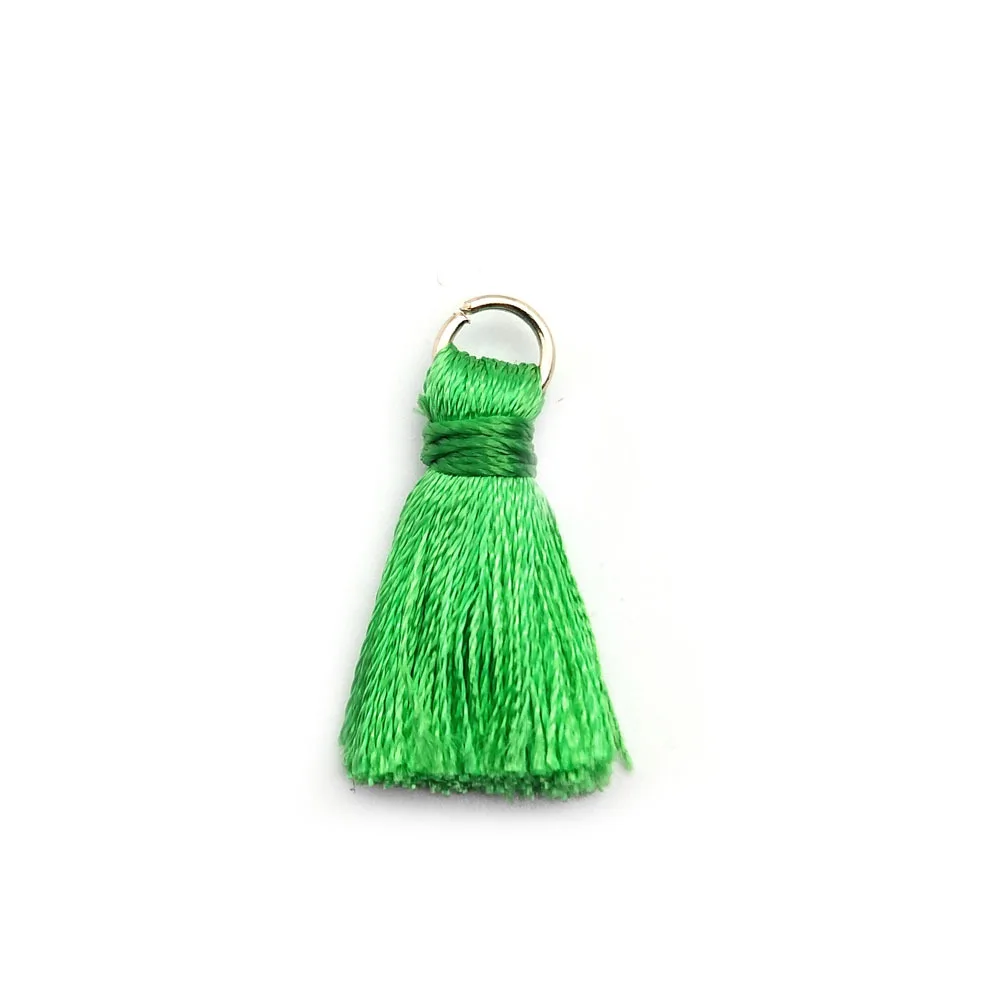 
2CM Mini Silk Tassel Fringe For Earrings Wholesale Mix Color Custom Tassel 