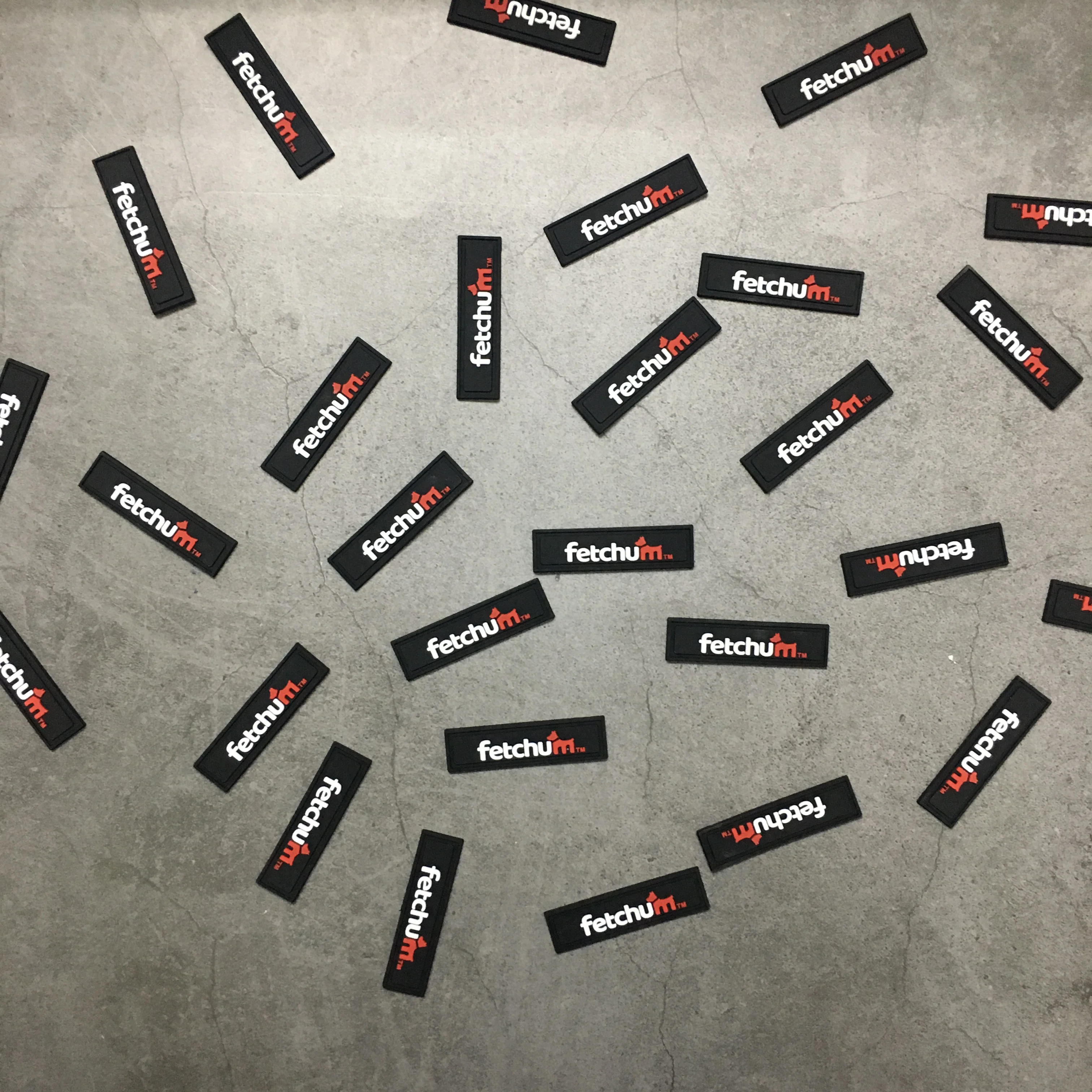 OEM Custom Silicone PVC Clothing Labels 3D Rubber Patch