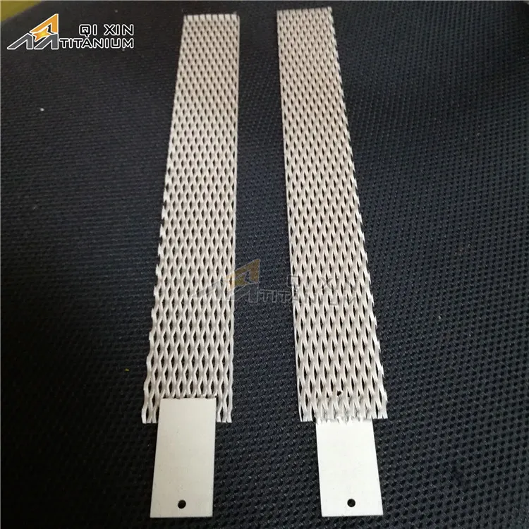 Platinized titanium mesh anode for hydrogenate water machine