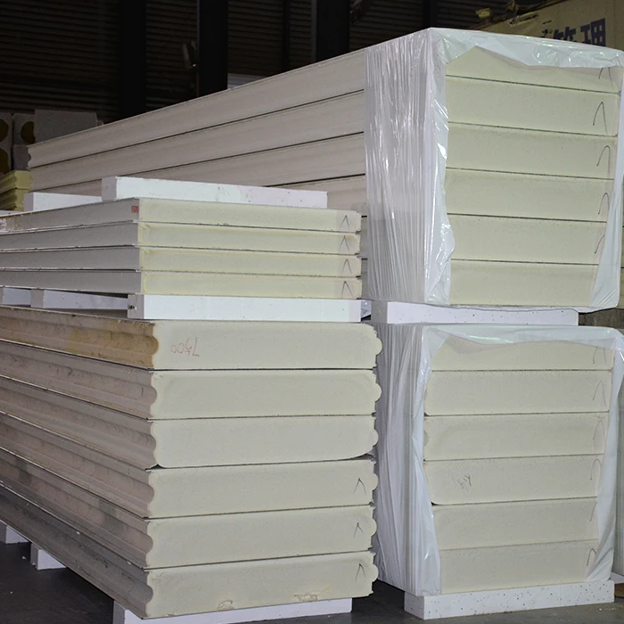 pu sandwich panel prefab houses polyurethane sandwich roof panel