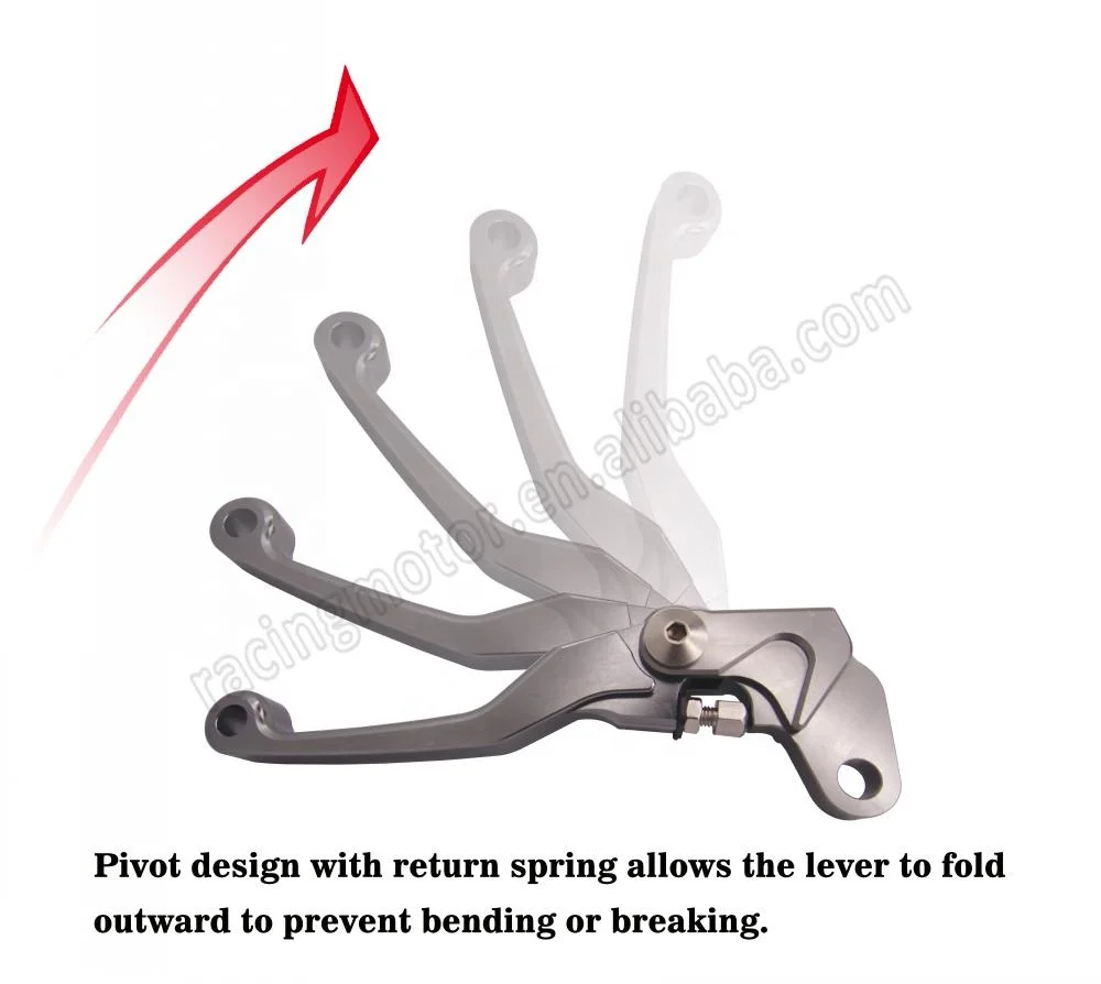 Motorcycle Dirt bike 3finger CNC Pivot Brake Clutch Levers For Honda CRF250R/CRF450R 04-06 CRF250X/450X