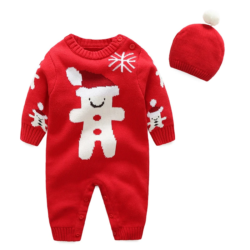 
Infant Boys Clothes Baby Girls Christmas Sweater Kids Baby Christmas Clothes Reindeer Knit Crochet Sweaters For Boys Girls 