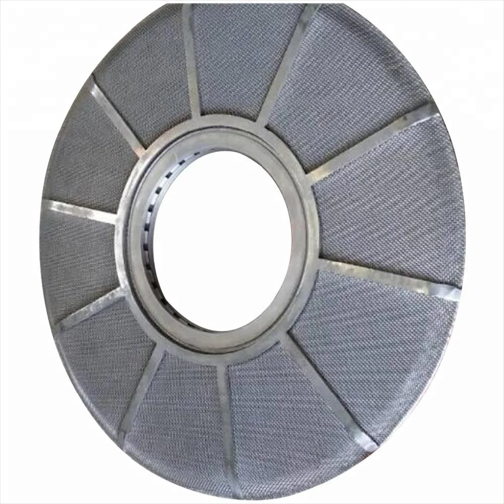 Sintered stainless steel fiber felt leaf disc filter