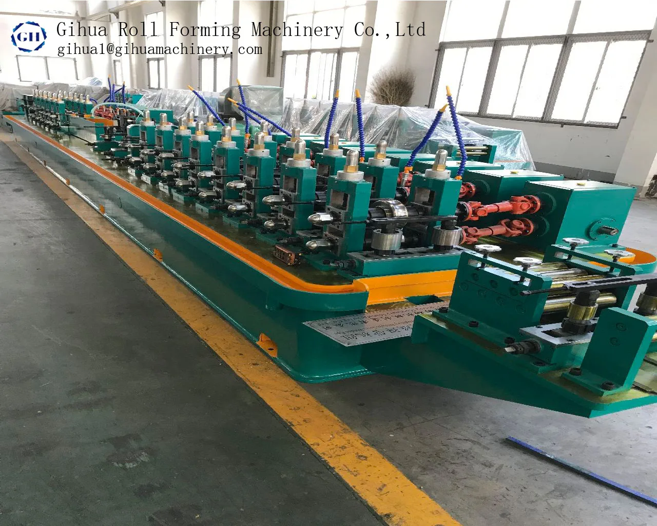 Large diameter 600mm stainless steel pipe production line making machine laminated tube machines