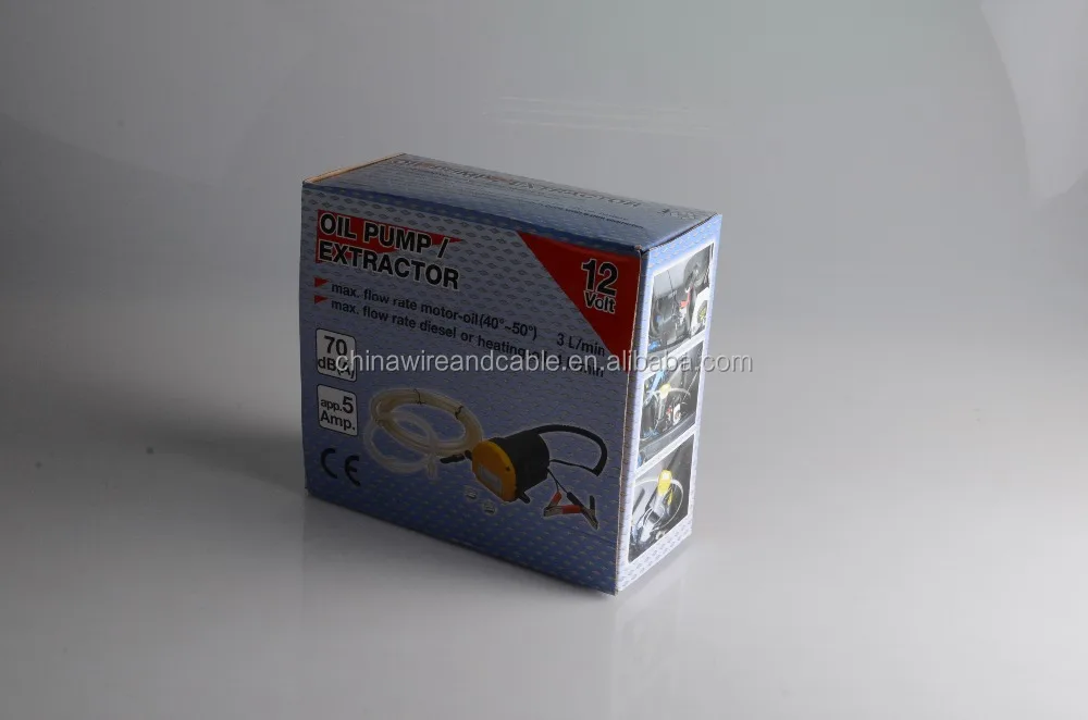 12V Fluid Oil Diesel Extractor Scavenge Suction Transfer Pump for Truck, RV, Boat, ATV, Car/Motorbike