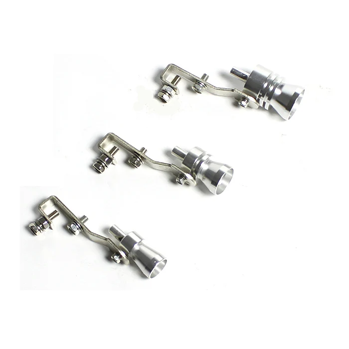 Universal Aluminum Exhaust Muffler Pipe Whistle Turbo Sound