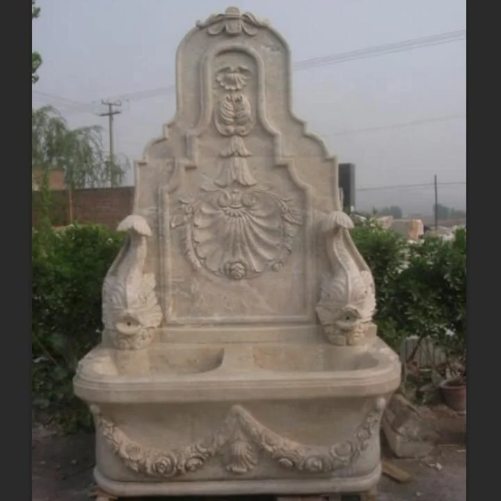 stone water fountain wall fountain garden waterfalls