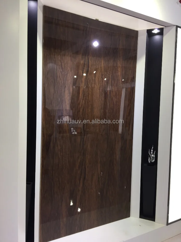 ZH new color high gloss finish mdf panels for kitchen cabinet door