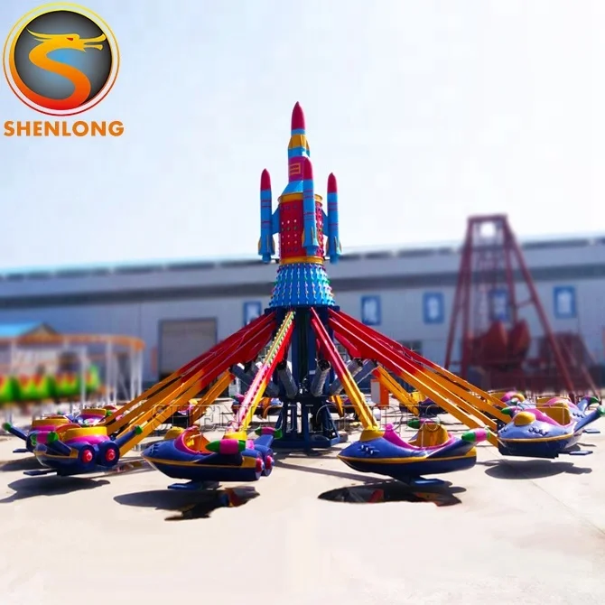 Shenlong Theme Park And Night Park Popular Attraction Amusement Self Control Plane Ride