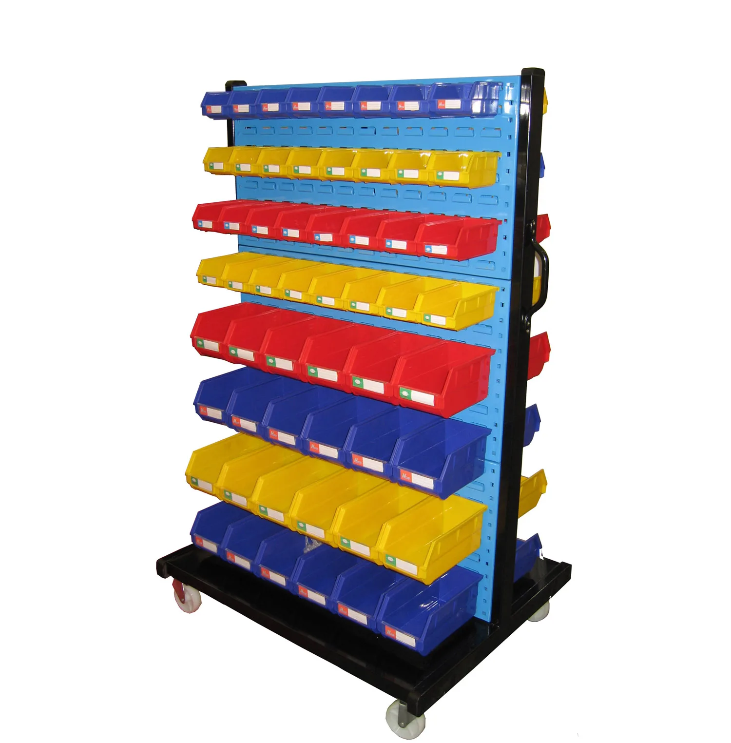 Lourvered бен тележка с пластиковые ящики части KM2306 для сборочной линии и