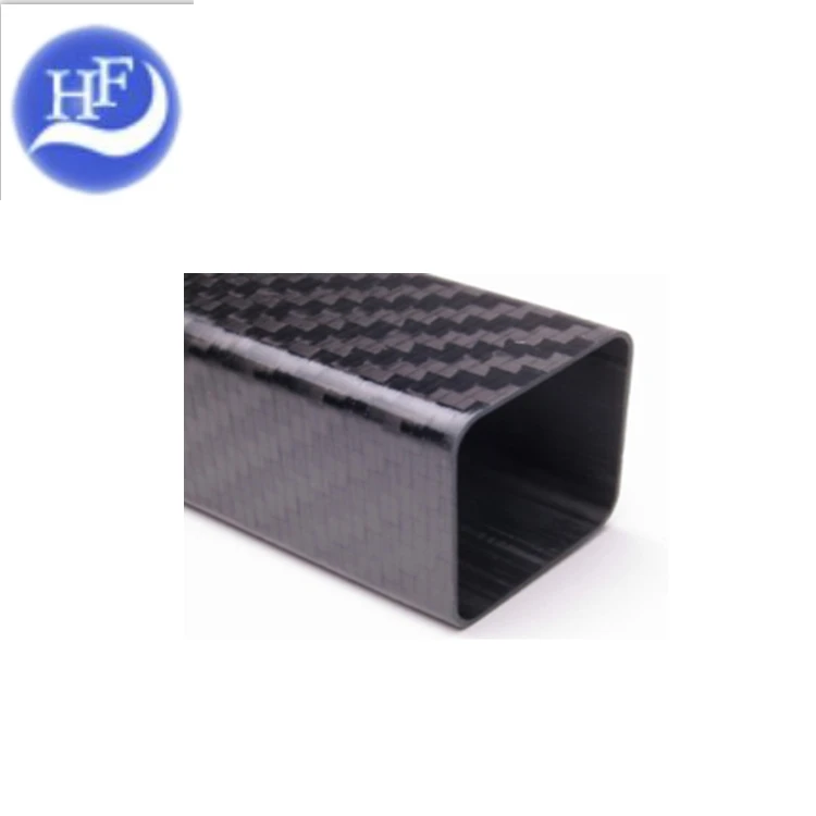 3k plain twill carbon fiber rectangular tube