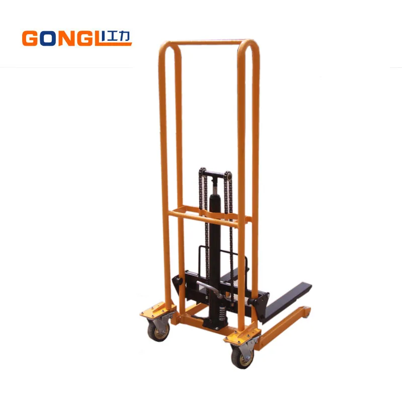 GL-0053 Lift Height 1300mm Hand Manual Forklift Hydraulic Hand Stacker