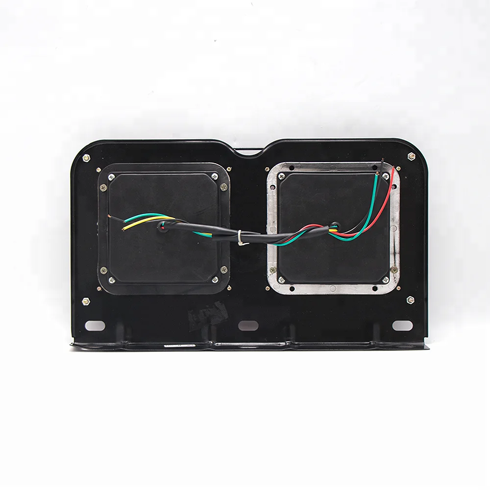 12V 24V Trailer Three Color Bulb Combination Rear Light with Iron Net