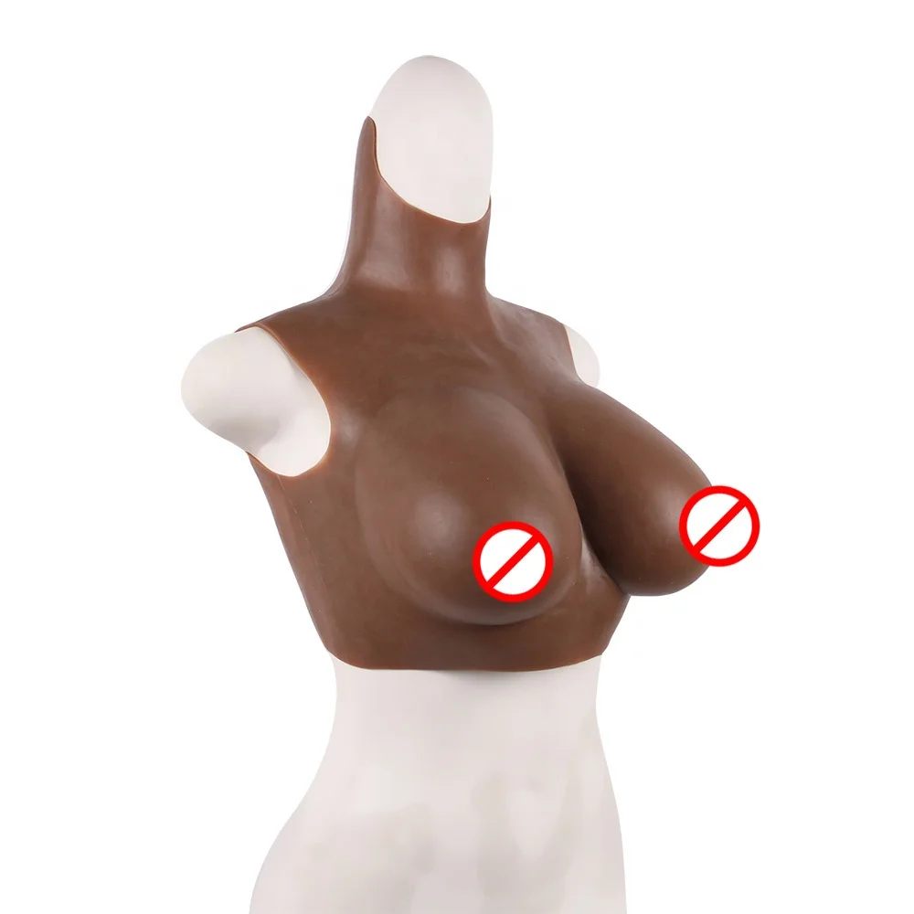 E cup Top quality artificial crossdress silicone breast forms for man
