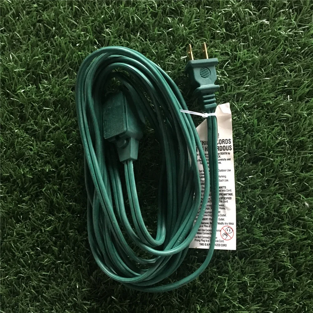 US type 2 pin extension cords for south america market/us 110V  power extension cords