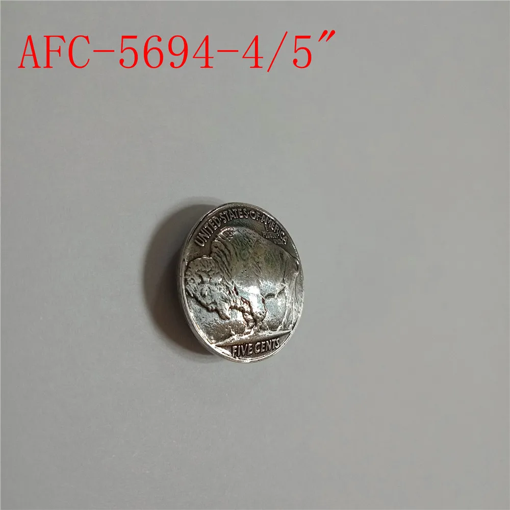 nickle buffalo coin conchos for wallet