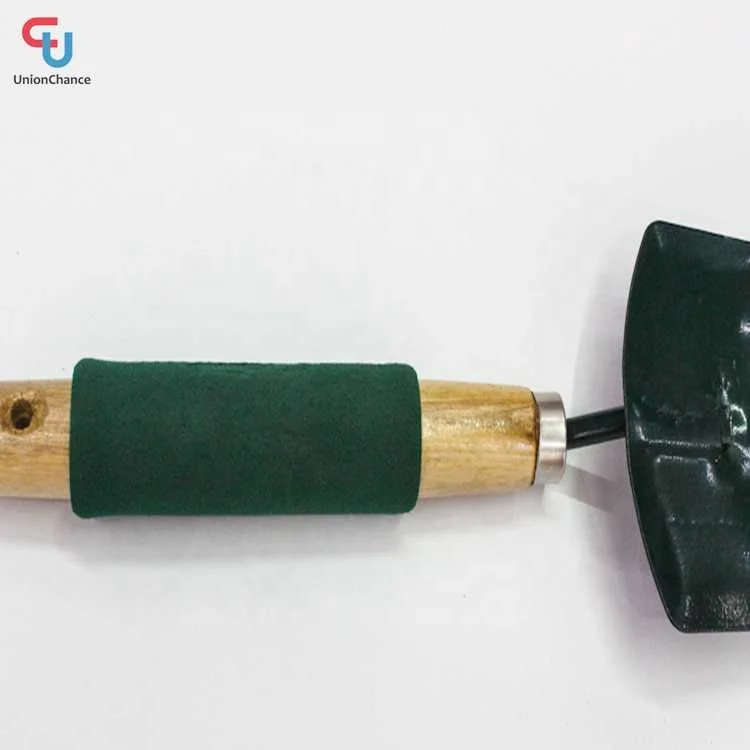 Garden Flower Shovel Wood Handel wtih Sponge Fork Style Mini Portable Gardening Small Hand Shovel