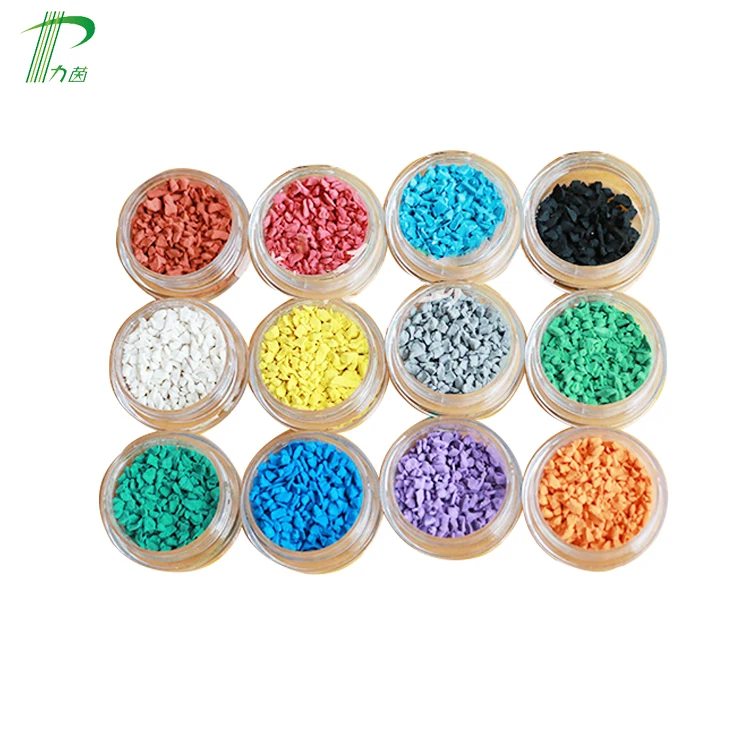 Stronger Anti-UV Lower Color Change Rubber Granules For Professional Running Track